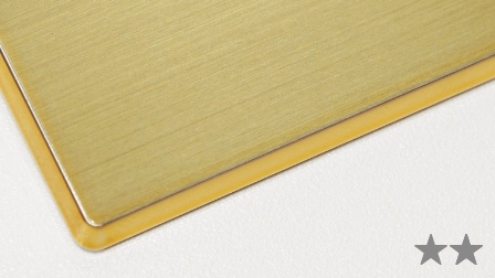Brushed Gold Clear