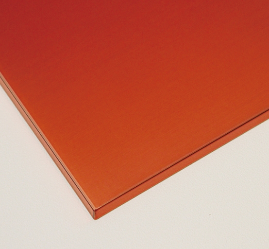 Nickel (Brushed) + Color Clear Coating (Red)
